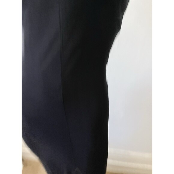Paolina Paris Black Sexy Sleeveless Front Slit Zippered Stretch Maxi Dress Small - Picture 9 of 14